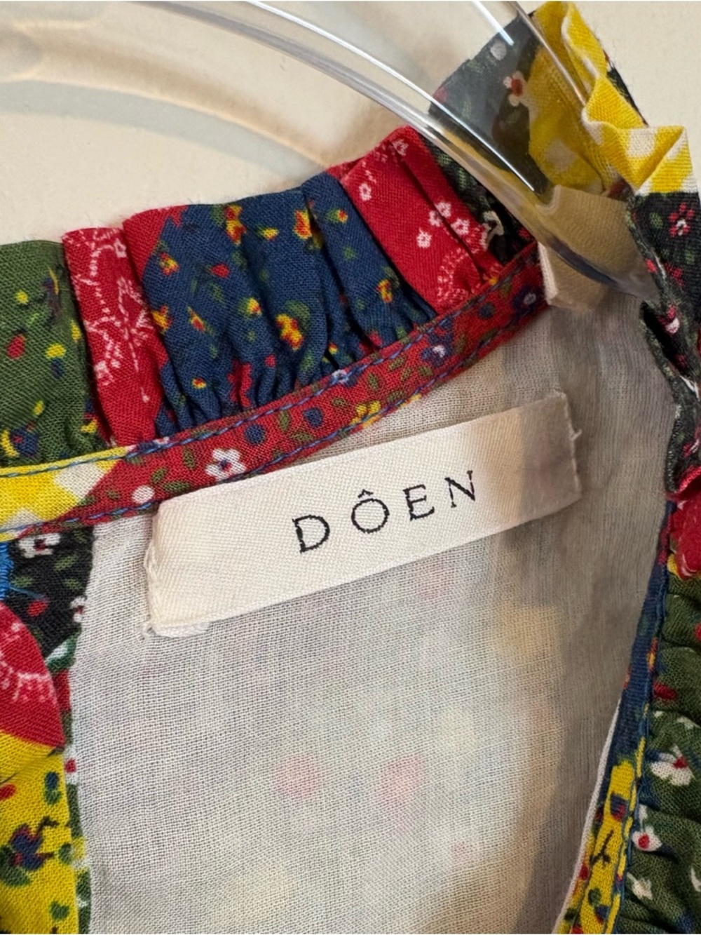 Doen Alida Countryside patchwork print top - Picture 5 of 10